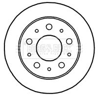 BORG & BECK Тормозной диск BBD4668